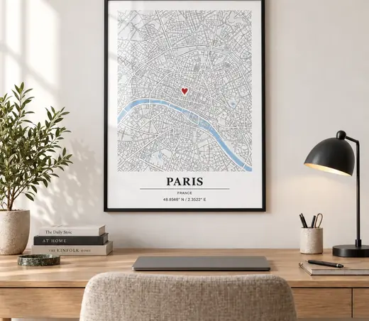 Kaartposter — voorbeeld van personalisatie