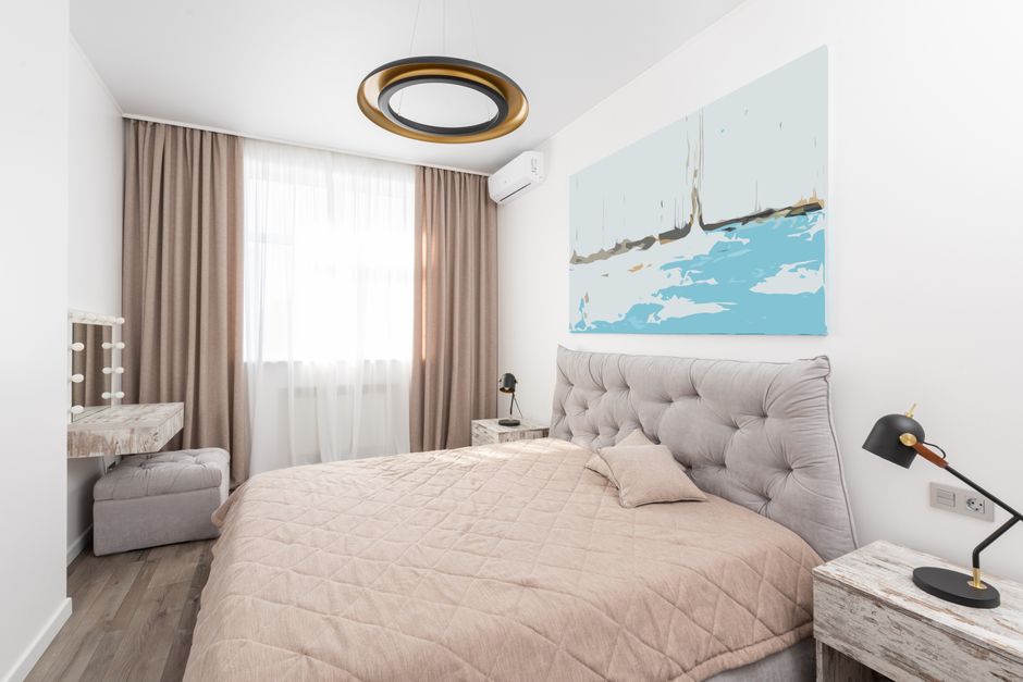 Elegante art deco gordijnen voor stijlvol interieur.