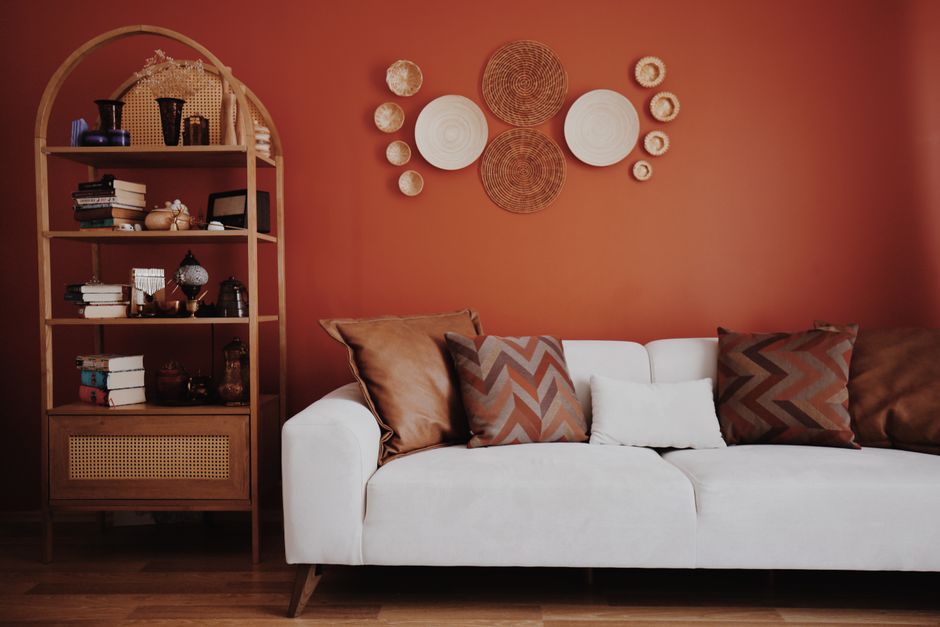 Mix en match: aardetinten combineren met art deco gordijnen