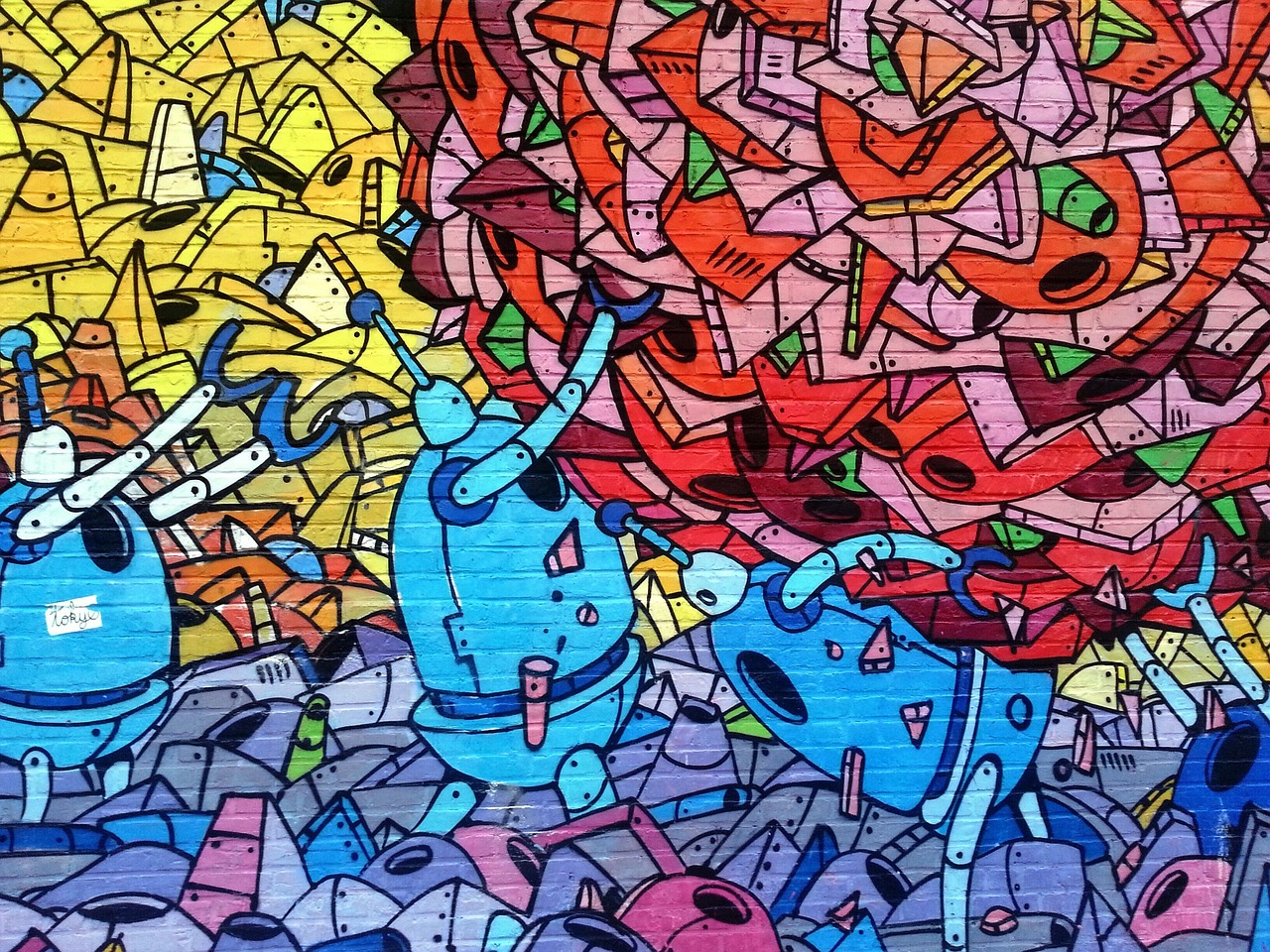 Gedetailleerd kameel schilderij in exotische kleuren. Gedetailleerd kameel schilderij in exotische kleuren.