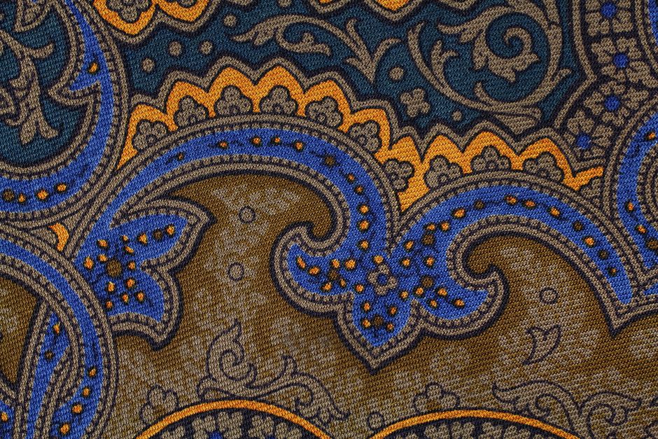 Interieurontwerp met warme neutrale paisley elementen. Interieurontwerp met warme neutrale paisley elementen.